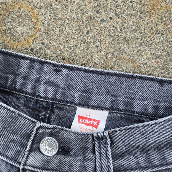 Vtg 80s 90s LEVI'S 501xx 501 Faded Plain Straight Leg Denim Jeans Sz 11 USA - Picture 5 of 7